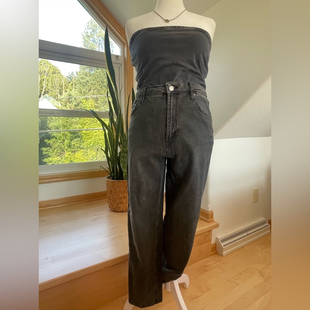 Wild Fable by Target : Washed Black High-Waisted Jeans Size 12
